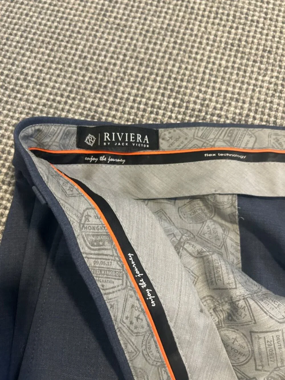 Riviera Traveler by Jack Victor Men's Dress Pants - Picture 4 of 6